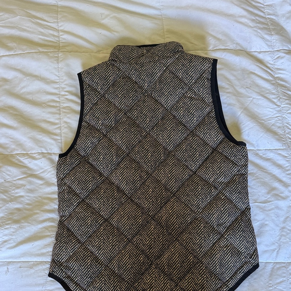 J. Crew Navy Herringbone Vest - Picture 4 of 4